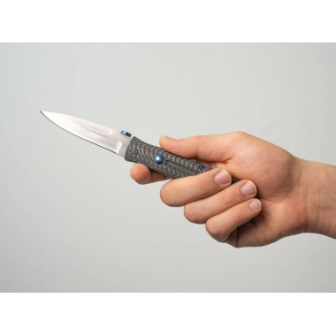 Нож складной BOKER Plus IcePick Dagger, Carbon, VG-10 клинок P 8,2 см